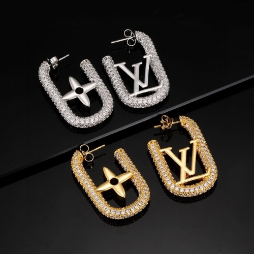 Cheap Louis Vuitton Earrings For Women #1252885 Replica Wholesale [$34.00 USD] [ITEM#1252885] on Replica Louis Vuitton Earrings