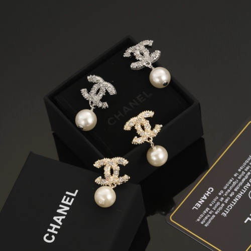 Cheap Chanel Earrings For Women #1252897 Replica Wholesale [$25.00 USD] [ITEM#1252897] on Replica Chanel Earrings