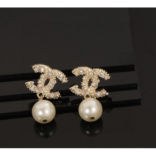 Cheap Chanel Earrings For Women #1252900 Replica Wholesale [$25.00 USD] [ITEM#1252900] on Replica Chanel Earrings