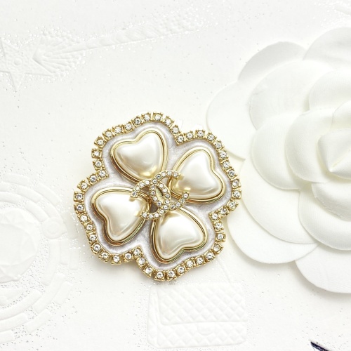 Cheap Chanel Brooches For Women #1252909 Replica Wholesale [$39.00 USD] [ITEM#1252909] on Replica Chanel Brooches