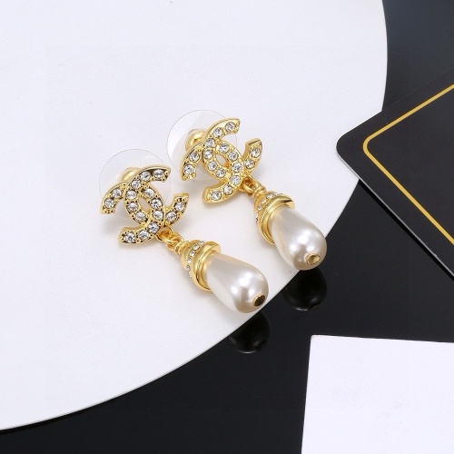 Cheap Chanel Earrings For Women #1252918 Replica Wholesale [$27.00 USD] [ITEM#1252918] on Replica Chanel Earrings