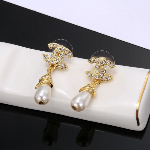 Cheap Chanel Earrings For Women #1252918 Replica Wholesale [$27.00 USD] [ITEM#1252918] on Replica Chanel Earrings