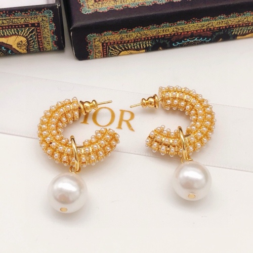 Cheap Christian Dior Earrings For Women #1252957 Replica Wholesale [$29.00 USD] [ITEM#1252957] on Replica Christian Dior Earrings