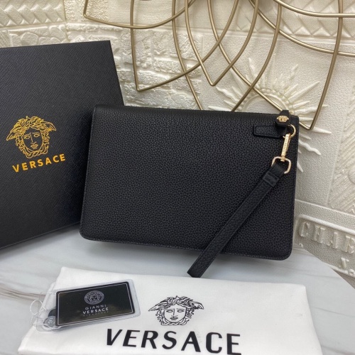 Cheap Versace AAA Man Wallets #1252982 Replica Wholesale [$140.00 USD] [ITEM#1252982] on Replica Versace AAA Man Wallets