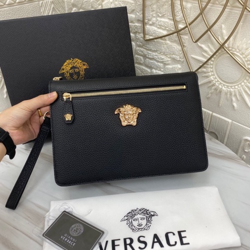 Cheap Versace AAA Man Wallets #1252982 Replica Wholesale [$140.00 USD] [ITEM#1252982] on Replica Versace AAA Man Wallets