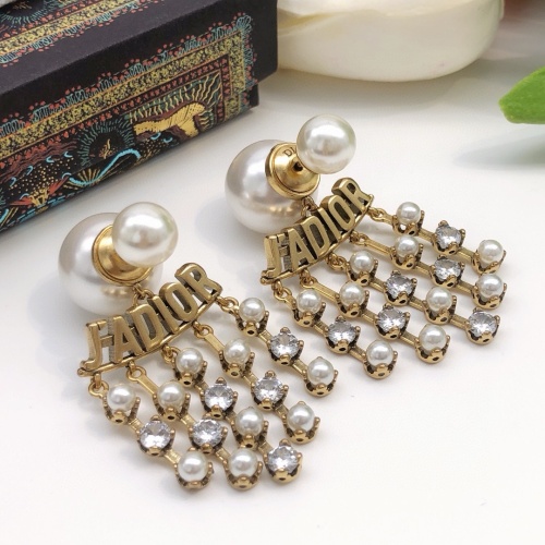 Cheap Christian Dior Earrings For Women #1252995 Replica Wholesale [$27.00 USD] [ITEM#1252995] on Replica Christian Dior Earrings