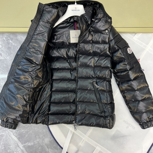 Cheap Moncler Down Feather Coat Long Sleeved For Women #1253040 Replica Wholesale [$128.00 USD] [ITEM#1253040] on Replica Moncler Down Feather Coat