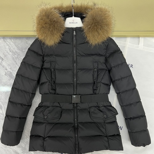 Cheap Moncler Down Feather Coat Long Sleeved For Women #1253041 Replica Wholesale [$202.00 USD] [ITEM#1253041] on Replica Moncler Down Feather Coat