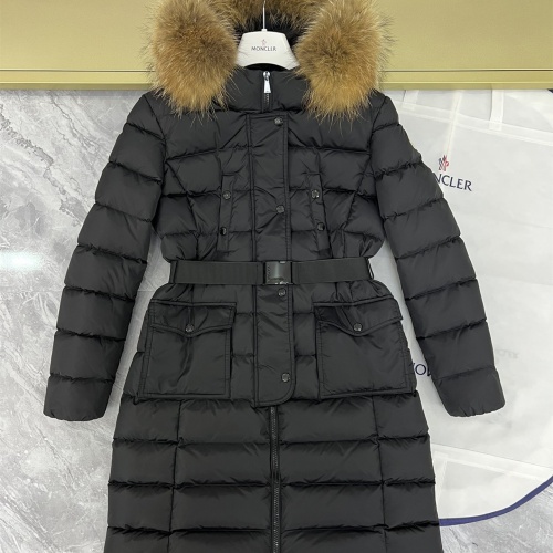 Cheap Moncler Down Feather Coat Long Sleeved For Women #1253042 Replica Wholesale [$225.00 USD] [ITEM#1253042] on Replica Moncler Down Feather Coat