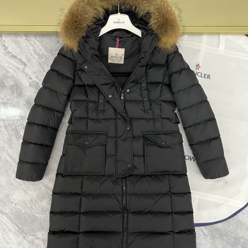 Cheap Moncler Down Feather Coat Long Sleeved For Women #1253042 Replica Wholesale [$225.00 USD] [ITEM#1253042] on Replica Moncler Down Feather Coat