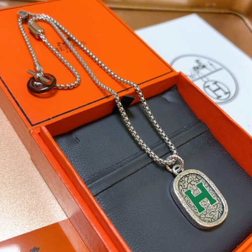 Cheap Hermes Necklaces #1253060 Replica Wholesale [$52.00 USD] [ITEM#1253060] on Replica Hermes Necklaces