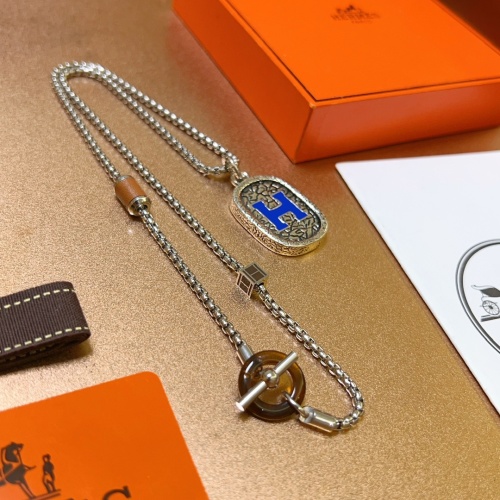 Cheap Hermes Necklaces #1253061 Replica Wholesale [$52.00 USD] [ITEM#1253061] on Replica Hermes Necklaces