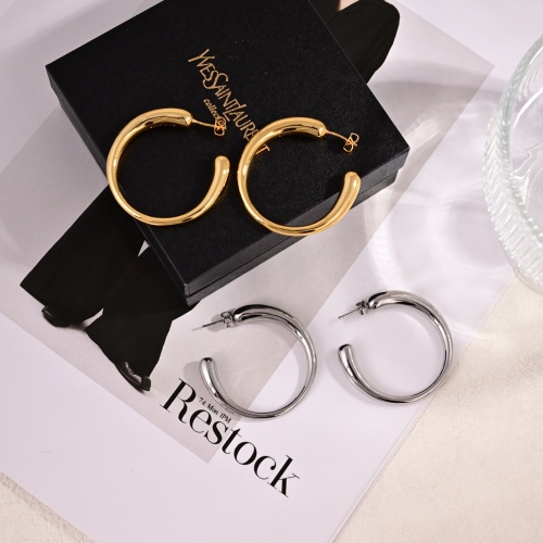 Cheap Yves Saint Laurent YSL Earrings For Women #1253068 Replica Wholesale [$27.00 USD] [ITEM#1253068] on Replica Yves Saint Laurent YSL Earrings