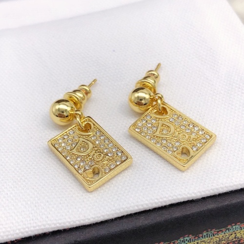 Cheap Christian Dior Earrings For Women #1253104 Replica Wholesale [$25.00 USD] [ITEM#1253104] on Replica Christian Dior Earrings