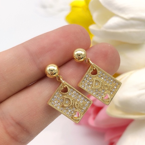 Cheap Christian Dior Earrings For Women #1253104 Replica Wholesale [$25.00 USD] [ITEM#1253104] on Replica Christian Dior Earrings