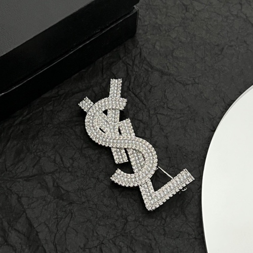 Cheap Yves Saint Laurent Brooches For Women #1253131 Replica Wholesale [$42.00 USD] [ITEM#1253131] on Replica Yves Saint Laurent Brooches