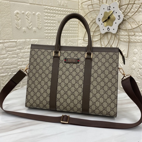 Cheap Gucci AAA Man Handbags #1253150 Replica Wholesale [$128.00 USD] [ITEM#1253150] on Replica Gucci AAA Man Handbags