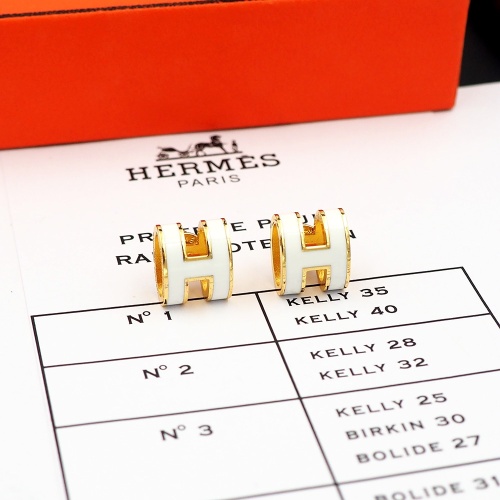 Cheap Hermes Earrings For Women #1253158 Replica Wholesale [$27.00 USD] [ITEM#1253158] on Replica Hermes Earrings