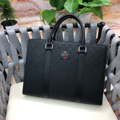 Cheap Gucci AAA Man Handbags #1253159 Replica Wholesale [$155.00 USD] [ITEM#1253159] on Replica Gucci AAA Man Handbags