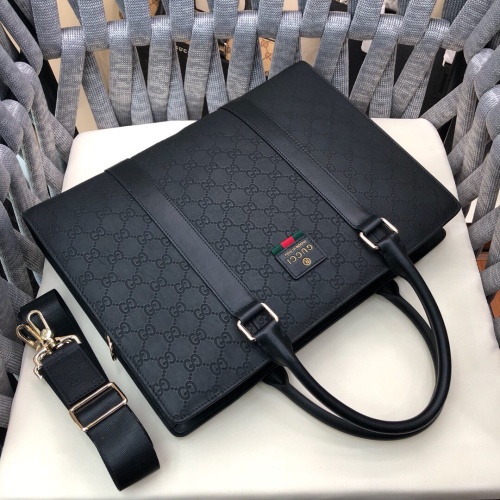 Cheap Gucci AAA Man Handbags #1253159 Replica Wholesale [$155.00 USD] [ITEM#1253159] on Replica Gucci AAA Man Handbags