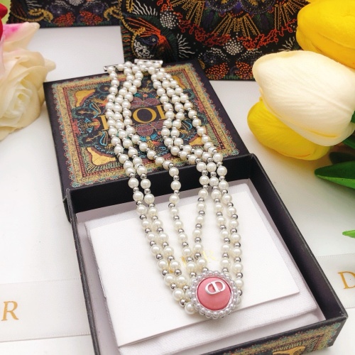 Cheap Christian Dior Necklaces For Women #1253178 Replica Wholesale [$38.00 USD] [ITEM#1253178] on Replica Christian Dior Necklaces