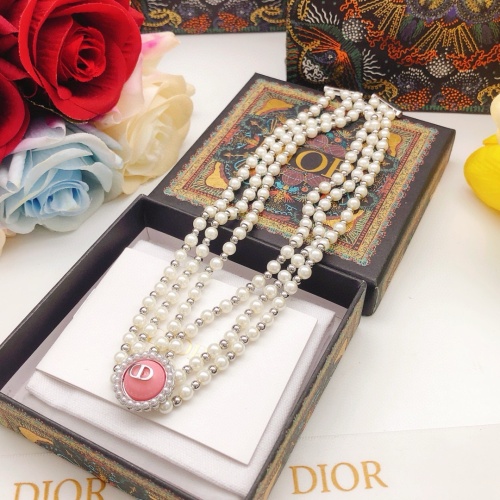 Cheap Christian Dior Necklaces For Women #1253178 Replica Wholesale [$38.00 USD] [ITEM#1253178] on Replica Christian Dior Necklaces