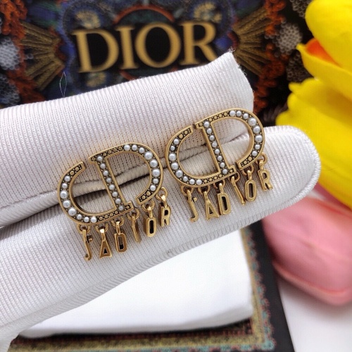 Cheap Christian Dior Earrings For Women #1253245 Replica Wholesale [$27.00 USD] [ITEM#1253245] on Replica Christian Dior Earrings