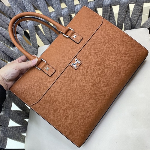 Cheap Hermes AAA Man Handbags #1253255 Replica Wholesale [$160.00 USD] [ITEM#1253255] on Replica Hermes AAA Man Handbags