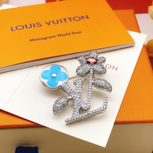 Cheap Louis Vuitton LV Brooches For Women #1253281 Replica Wholesale [$38.00 USD] [ITEM#1253281] on Replica Louis Vuitton LV Brooches