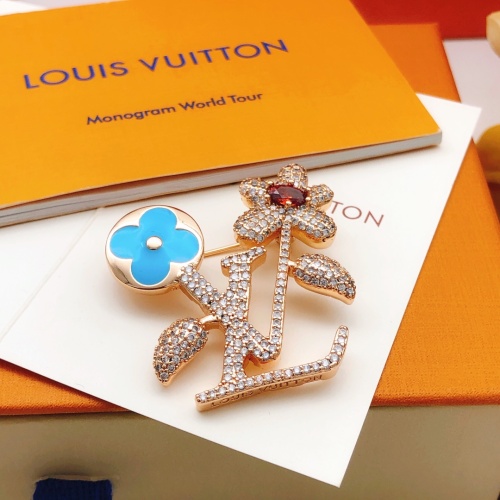 Cheap Louis Vuitton LV Brooches For Women #1253282 Replica Wholesale [$38.00 USD] [ITEM#1253282] on Replica Louis Vuitton LV Brooches