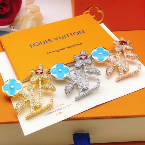 Cheap Louis Vuitton LV Brooches For Women #1253282 Replica Wholesale [$38.00 USD] [ITEM#1253282] on Replica Louis Vuitton LV Brooches