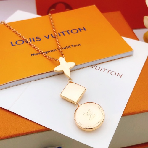 Cheap Louis Vuitton Necklaces #1253452 Replica Wholesale [$36.00 USD] [ITEM#1253452] on Replica Louis Vuitton Necklaces