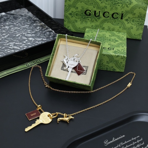 Cheap Gucci Necklaces #1253475 Replica Wholesale [$48.00 USD] [ITEM#1253475] on Replica Gucci Necklaces