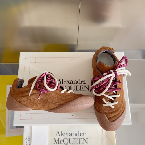 Cheap Alexander McQueen Casual Shoes For Women #1253542 Replica Wholesale [$115.00 USD] [ITEM#1253542] on Replica Alexander McQueen Casual Shoes