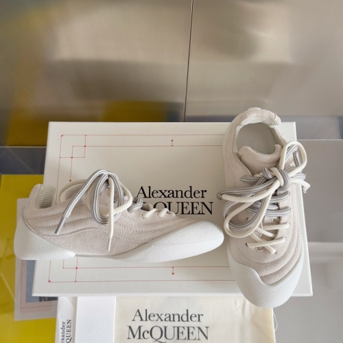 Cheap Alexander McQueen Casual Shoes For Women #1253545 Replica Wholesale [$115.00 USD] [ITEM#1253545] on Replica Alexander McQueen Casual Shoes