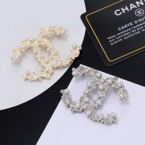 Cheap Chanel Brooches For Women #1253558 Replica Wholesale [$29.00 USD] [ITEM#1253558] on Replica Chanel Brooches