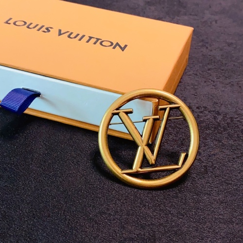 Cheap Louis Vuitton LV Brooches For Women #1253663 Replica Wholesale [$25.00 USD] [ITEM#1253663] on Replica Louis Vuitton LV Brooches