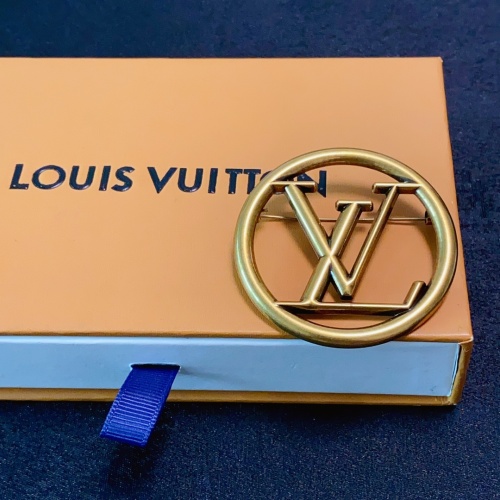 Cheap Louis Vuitton LV Brooches For Women #1253663 Replica Wholesale [$25.00 USD] [ITEM#1253663] on Replica Louis Vuitton LV Brooches