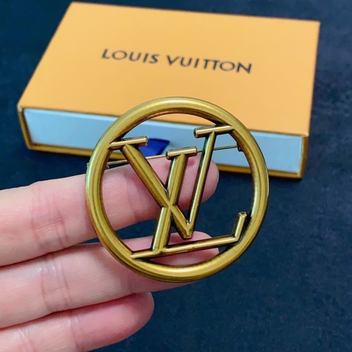 Cheap Louis Vuitton LV Brooches For Women #1253663 Replica Wholesale [$25.00 USD] [ITEM#1253663] on Replica Louis Vuitton LV Brooches