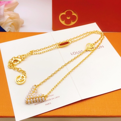 Cheap Louis Vuitton Necklaces #1253668 Replica Wholesale [$29.00 USD] [ITEM#1253668] on Replica Louis Vuitton Necklaces