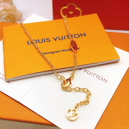 Cheap Louis Vuitton Necklaces For Women #1253669 Replica Wholesale [$29.00 USD] [ITEM#1253669] on Replica Louis Vuitton Necklaces