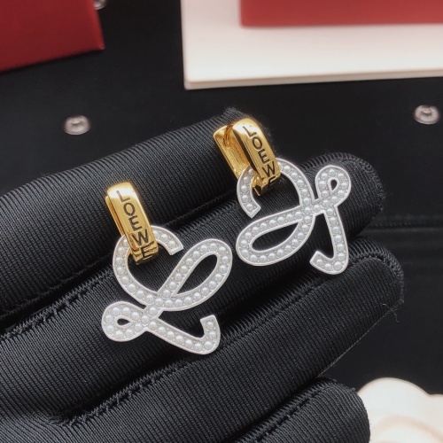 Cheap LOEWE Earrings For Women #1253680 Replica Wholesale [$32.00 USD] [ITEM#1253680] on Replica LOEWE Earrings