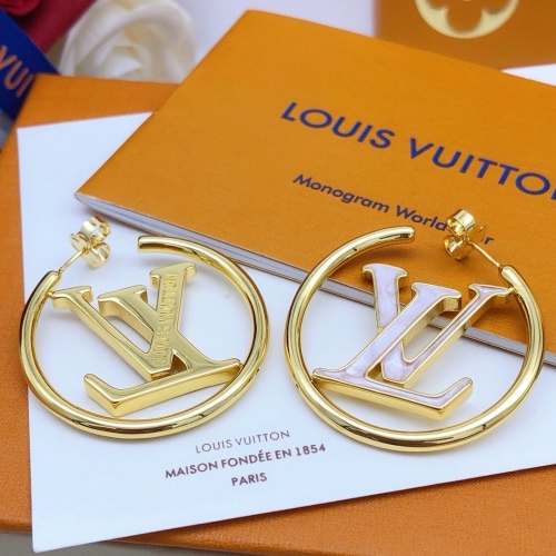 Cheap Louis Vuitton Earrings For Women #1253697 Replica Wholesale [$29.00 USD] [ITEM#1253697] on Replica Louis Vuitton Earrings