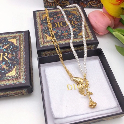 Cheap Christian Dior Necklaces For Women #1253722 Replica Wholesale [$32.00 USD] [ITEM#1253722] on Replica Christian Dior Necklaces