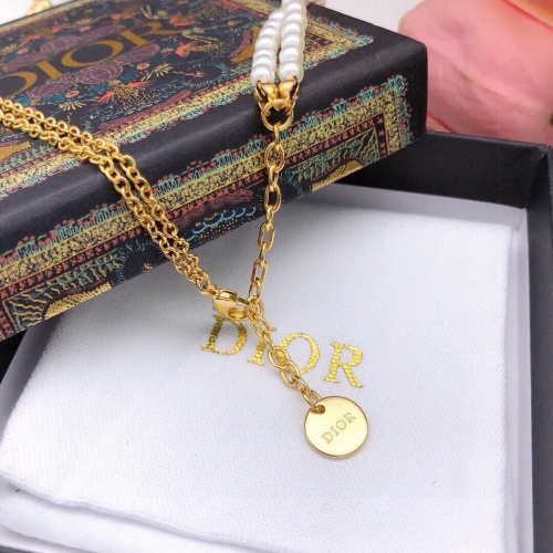 Cheap Christian Dior Necklaces For Women #1253722 Replica Wholesale [$32.00 USD] [ITEM#1253722] on Replica Christian Dior Necklaces