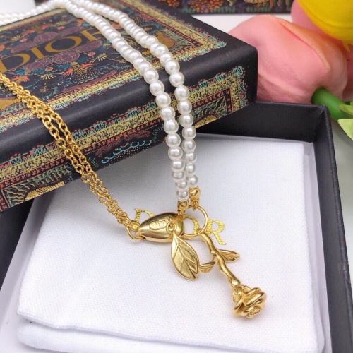 Cheap Christian Dior Necklaces For Women #1253722 Replica Wholesale [$32.00 USD] [ITEM#1253722] on Replica Christian Dior Necklaces