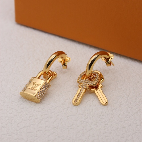 Cheap Louis Vuitton Earrings For Women #1253765 Replica Wholesale [$64.00 USD] [ITEM#1253765] on Replica Louis Vuitton Earrings