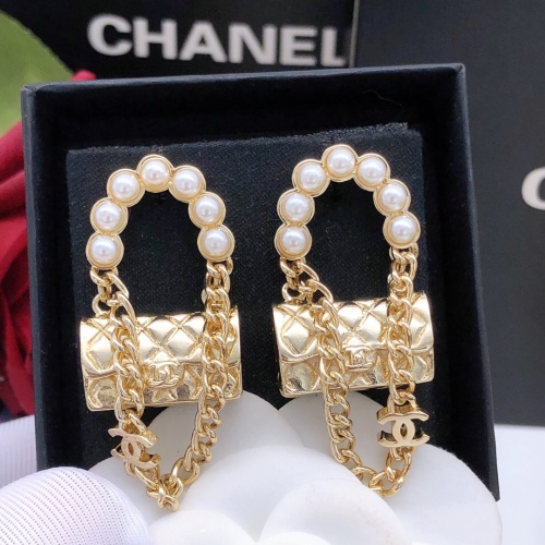 Cheap Chanel Earrings For Women #1253775 Replica Wholesale [$27.00 USD] [ITEM#1253775] on Replica Chanel Earrings