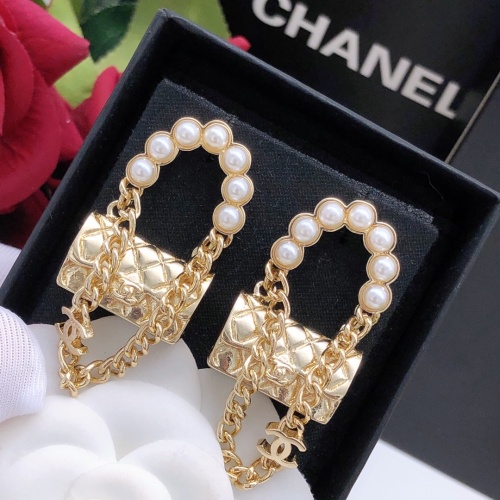 Cheap Chanel Earrings For Women #1253775 Replica Wholesale [$27.00 USD] [ITEM#1253775] on Replica Chanel Earrings