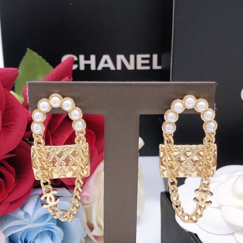 Cheap Chanel Earrings For Women #1253775 Replica Wholesale [$27.00 USD] [ITEM#1253775] on Replica Chanel Earrings